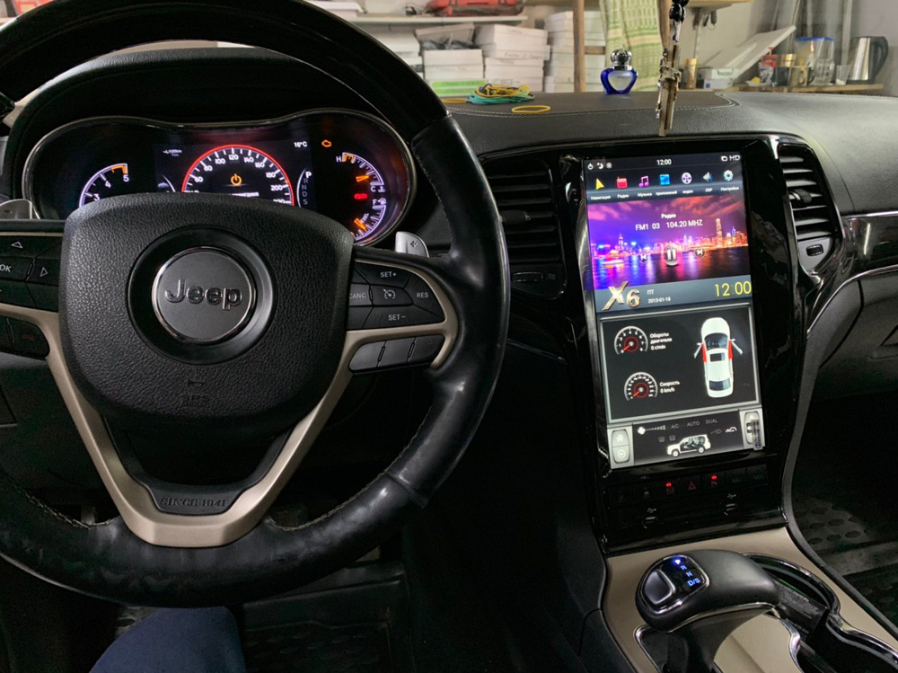 Установочный комплект для JEEP Grand Cherokee 2013+ черная  KUBERG ZF-1823B-GE