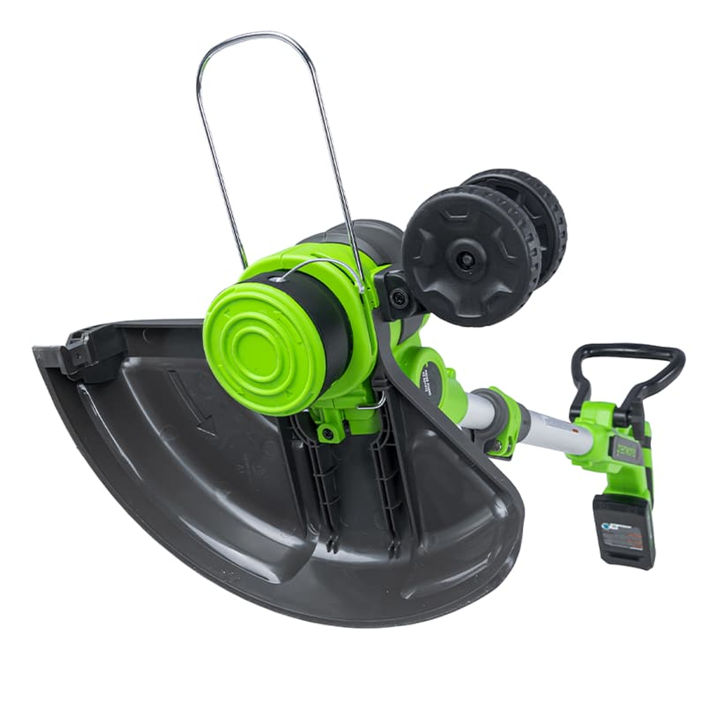 Триммер аккумуляторный Greenworks Арт. 2110407UA, 24 V, 30,5 см, с 1хАКБ 2Ач и ЗУ