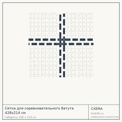 Сетка для соревновательного батута 428х214 см — от 313 000 ₽