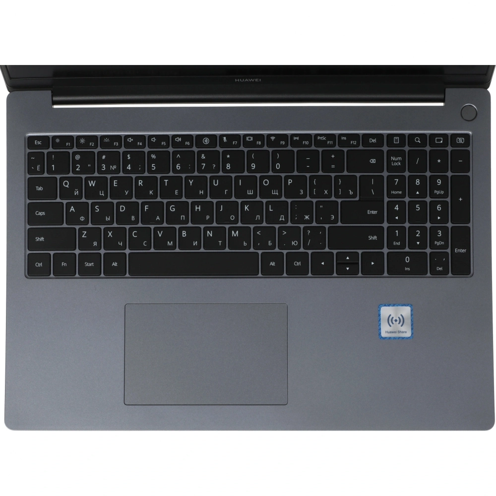 Ноутбук Huawei MateBook D 16 MCLG-X Core i7 13700K 16Gb SSD1Tb Intel UHD Graphics 770 16" IPS (1920x1200) без ОС grey space WiFi BT Cam (53014HYK)