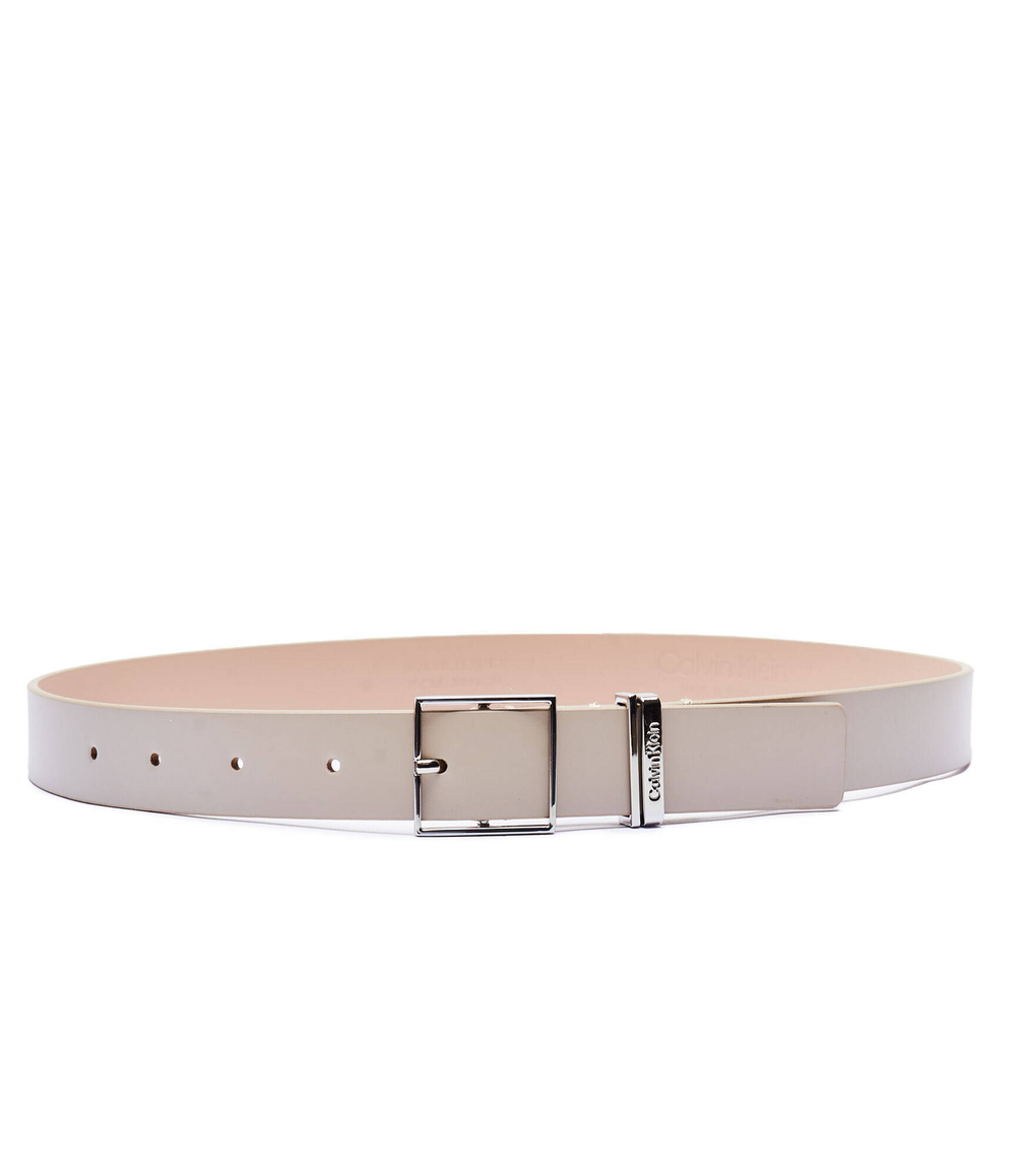 Кожаный ремень Calvin Klein - бежевый(K60K612866)