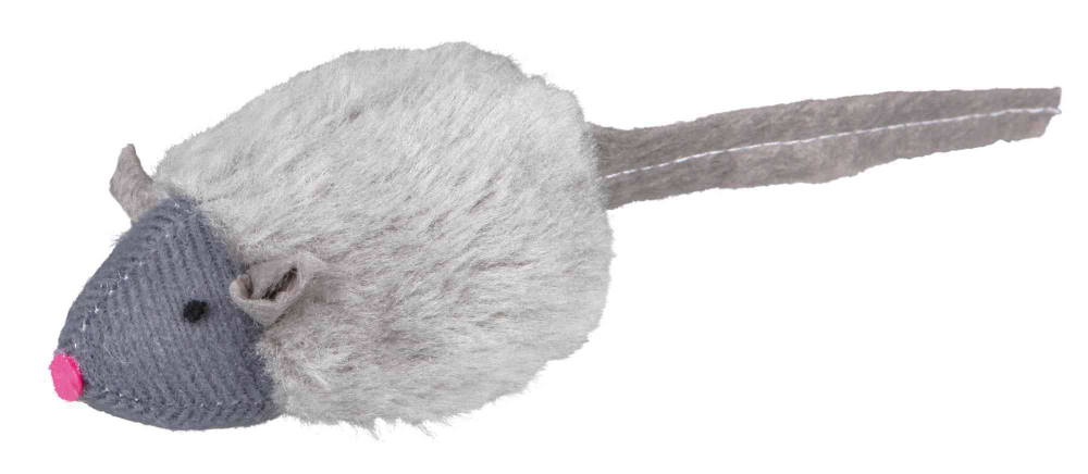 Мягкие мышки с микрочипом, 6,5 см, 12 шт., Trixie
