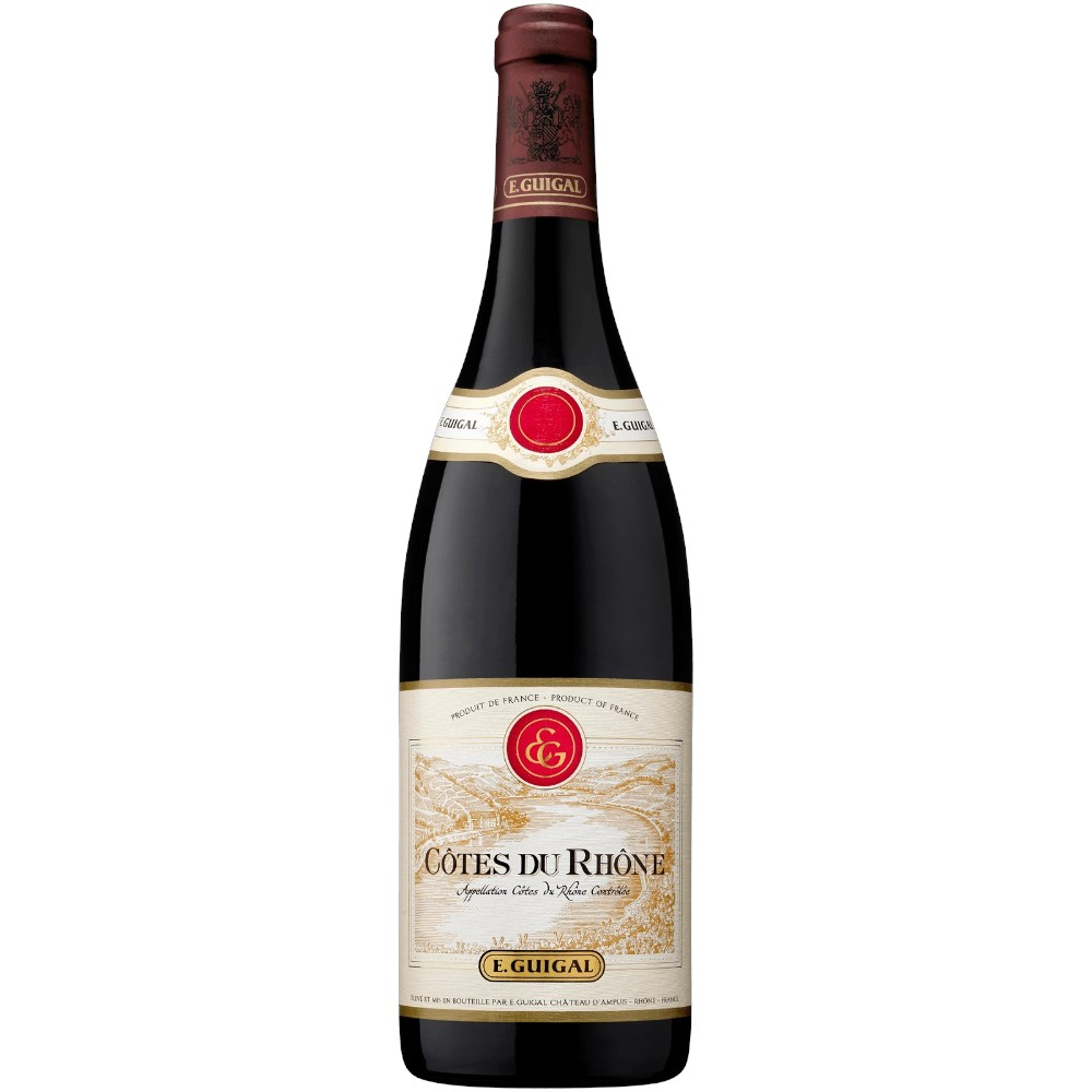 Вино E.Guigal, Côtes du Rhône Rouge 0,75 л.