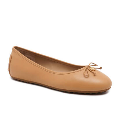 Кожаные балетки LAUREN RALPH LAUREN - коричневый(802927941)