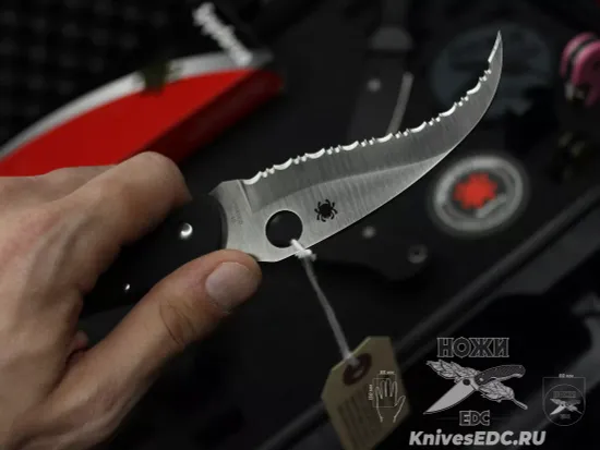 Нож складной Spyderco Civilian C12GS c клинком из стали VG-10, рукоять G10