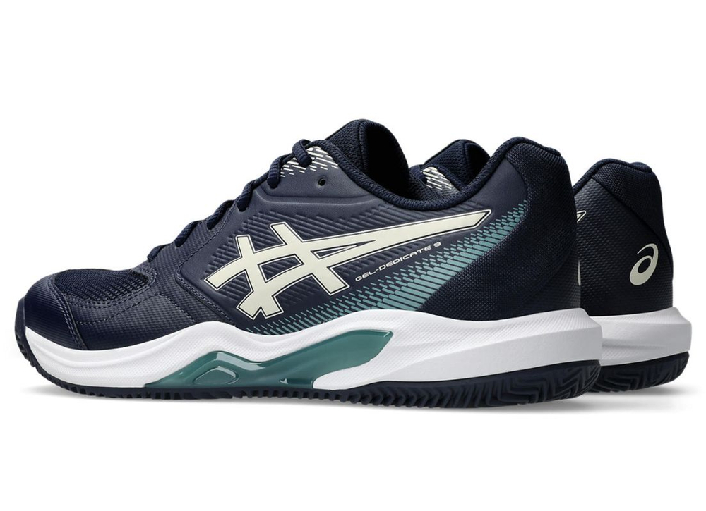 Мужские теннисные кроссовки Asics Gel-Dedicate 9 Clay - midnight/oatmeal