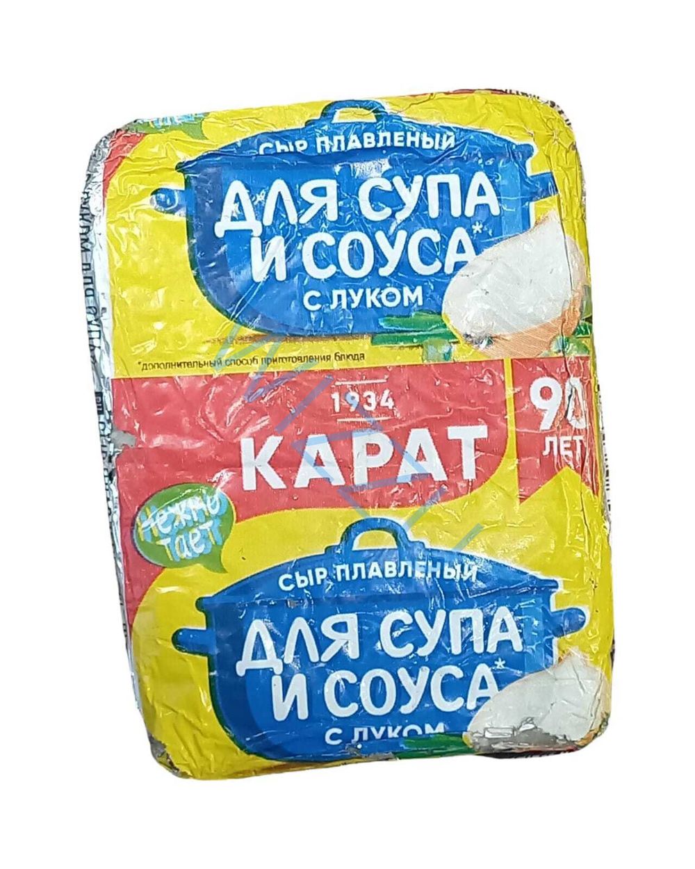 Сыр плавленый Карат 45% 90г с Луком для супа