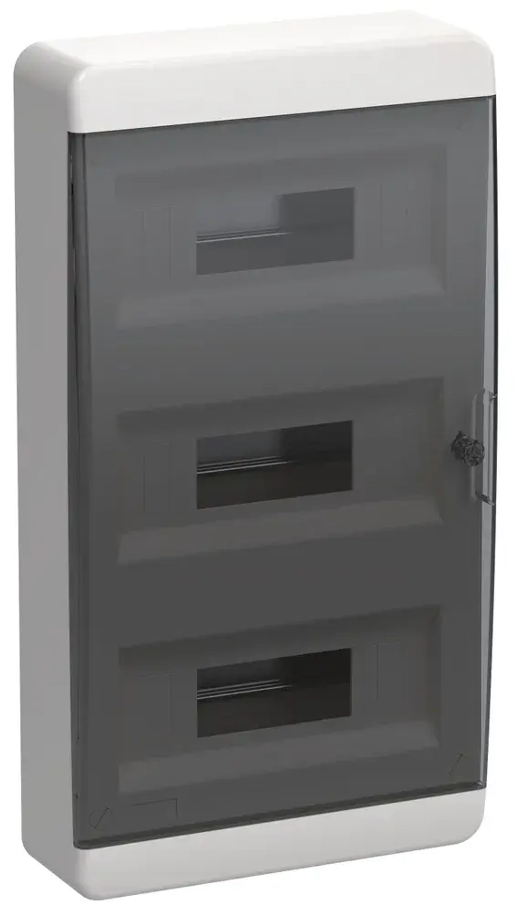 Корпус пластиковый ЩРН-П-36 IP41 черная прозрачная дверь TEKFOR IEK