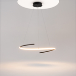 Подвесной светодиодный светильник Maytoni Curve MOD242PL-L33BK