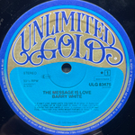 Barry White ‎– The Message Is Love (Голландия 1979г.)