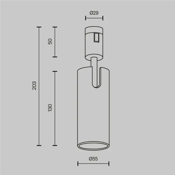 Трековый светильник Focus Led TR144-1-12W3K-W-PT Maytoni