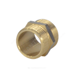 Ниппель латунь никель Ду 32 (1 1/4") НР 9022 ГОСТ 32585-2013 Aquasfera 9022-04