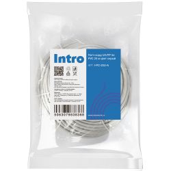 Патч корд Intro I-PC-20U-A U/UTP 5e PVC 20 м цвет серый | Intro