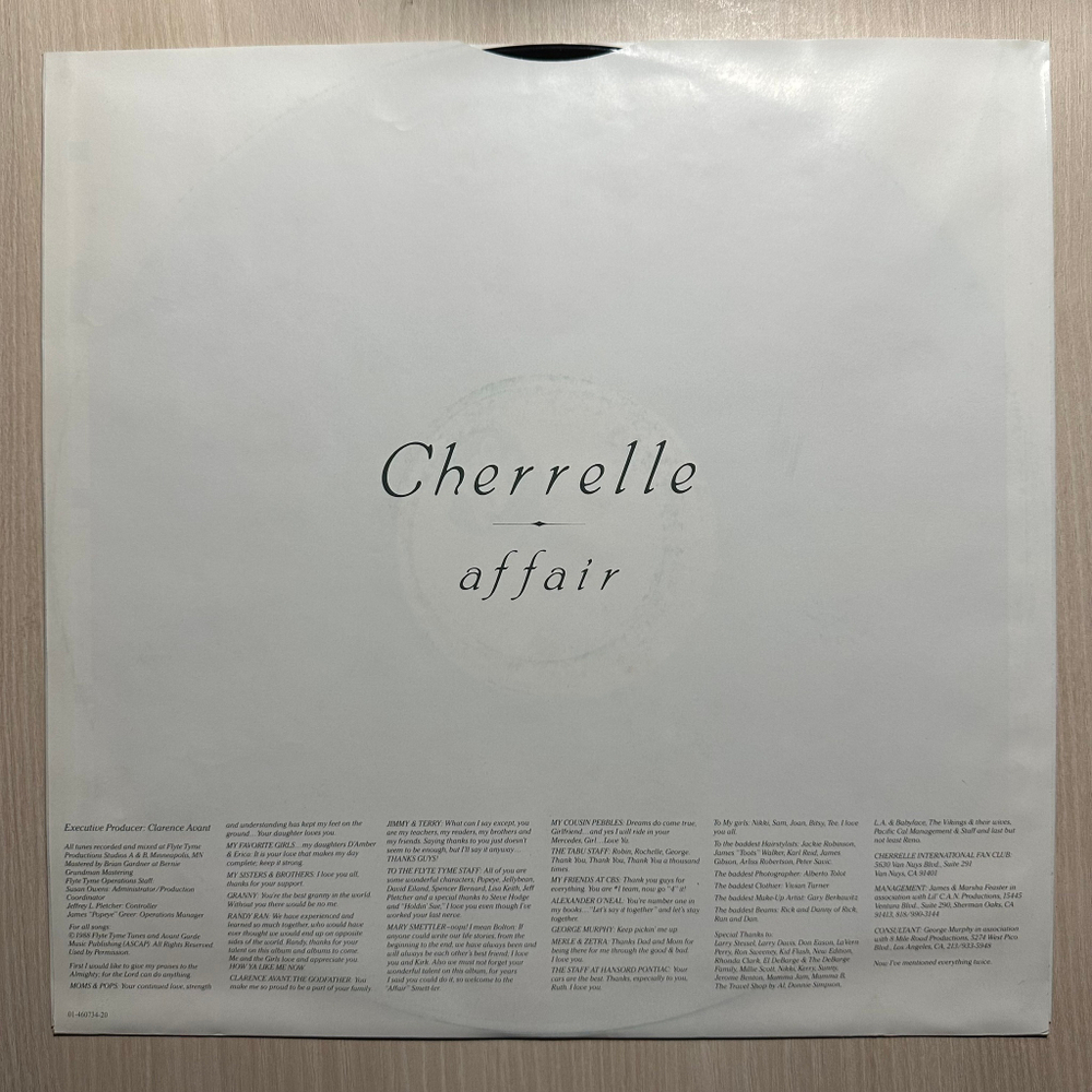 Cherrelle - Affair (Голландия 1988г.)