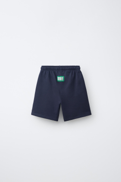 ZARA ШОРТЫ С ПРИНТОМ BRASIL FIFA WORLD CUP ™ 2026, МОРСКОЙ СИНИЙ