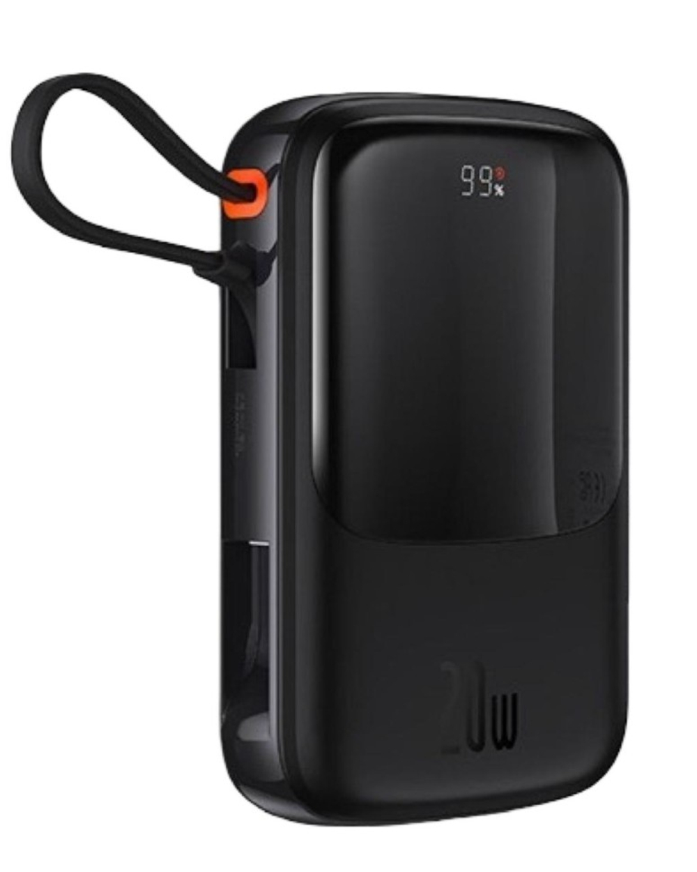 Powerbank Baseus Qpow Pro Digital Display 10000mAh 20W 1USB/1C/кабель Lightning (PPQD020001) черный