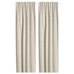 Комплект штор IKEA LONNSTAVMAL, Бежевый, 145х250 см, 2 шт