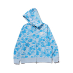 A Bathing Ape Bathing Ape Sweatshirts Cardigan Cotton Moderate No Fleece Lined Zip Closure 0zxswm001151q