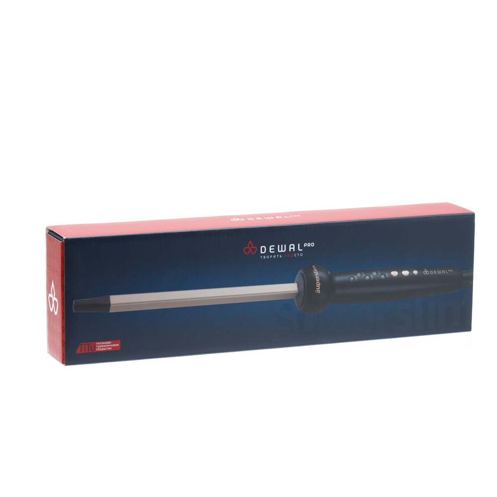 Плойка д/волос DEWAL SUPERSLIM 30Вт 10*10мм