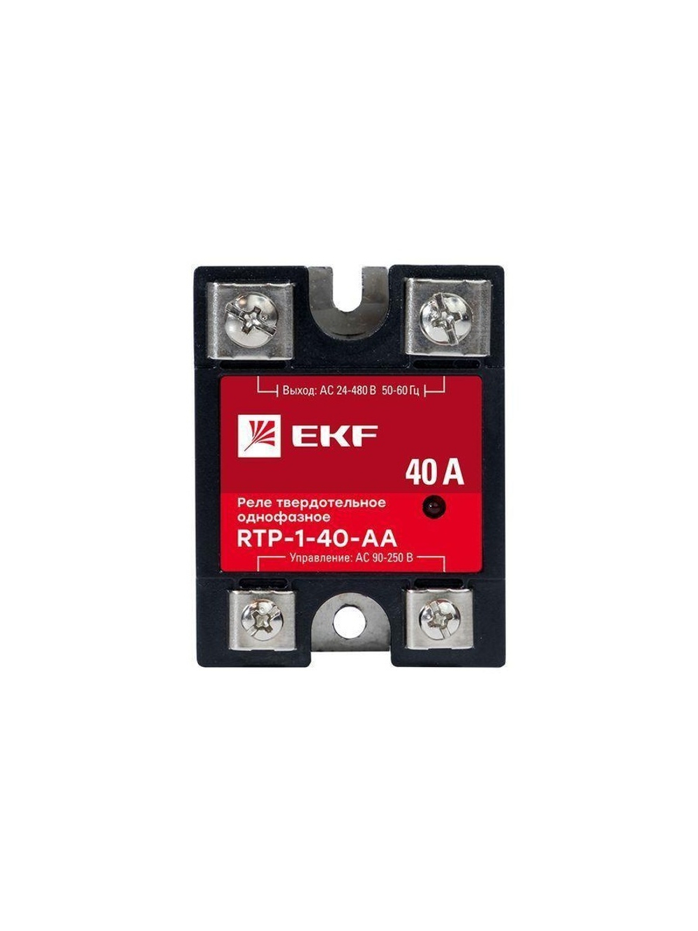 Реле твердотельное однофазное RTP-40-AA PROxima EKF rtp-1-40-aa