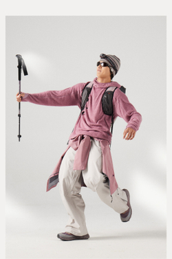 Худи Nothomme BlueMonte Lightweight Fleece розовый