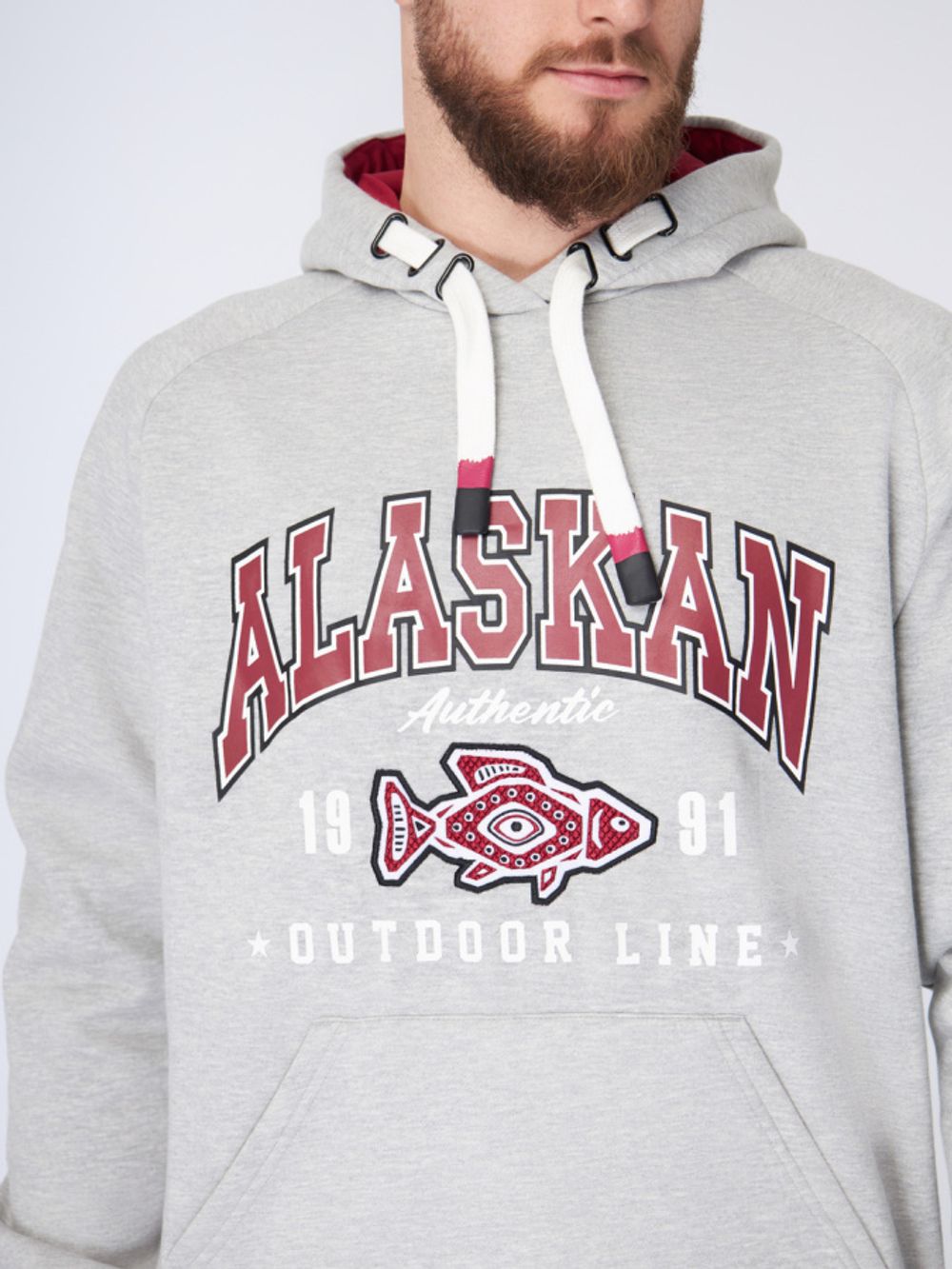 Толстовка Alaskan Promo Hoodie серый XL