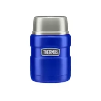 Термос для еды THERMOS KING SK-3000 0.47L, складная ложка, синий