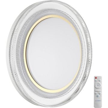 Настенно-потолочный светильник 70W 3000-6000K 7641/EL белый/золотистый D490 IP43 пульт ДУ MARON Suzy Gold Sonex