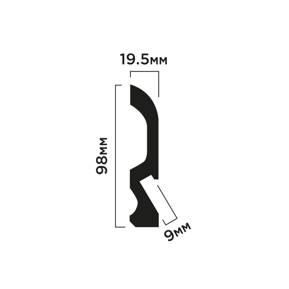 Плинтус LB98