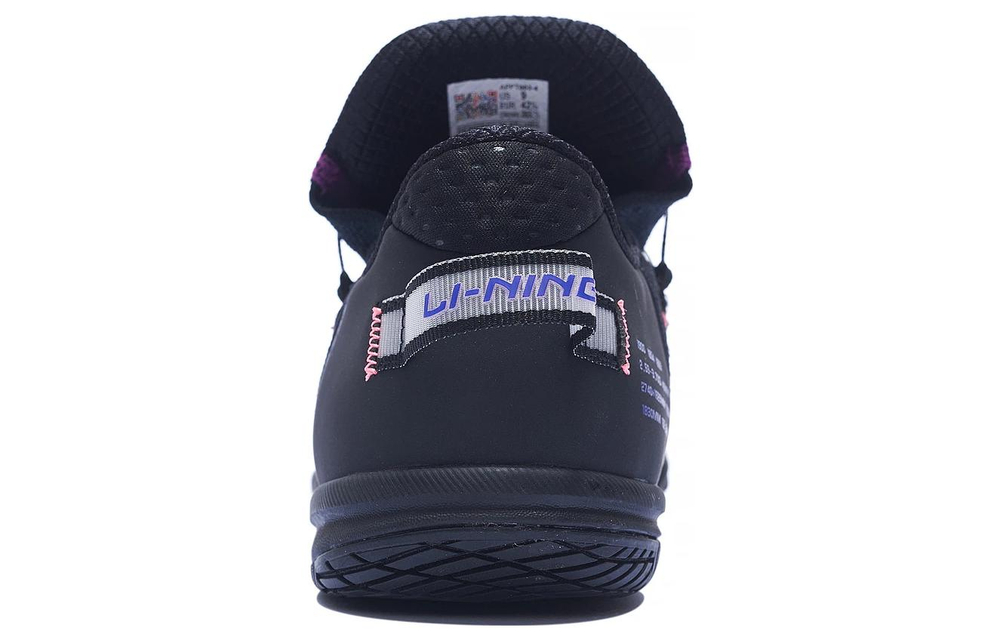 Li Ning Low top Cushioning, Wear Resistant Table Tennis Shoes Unisex Black