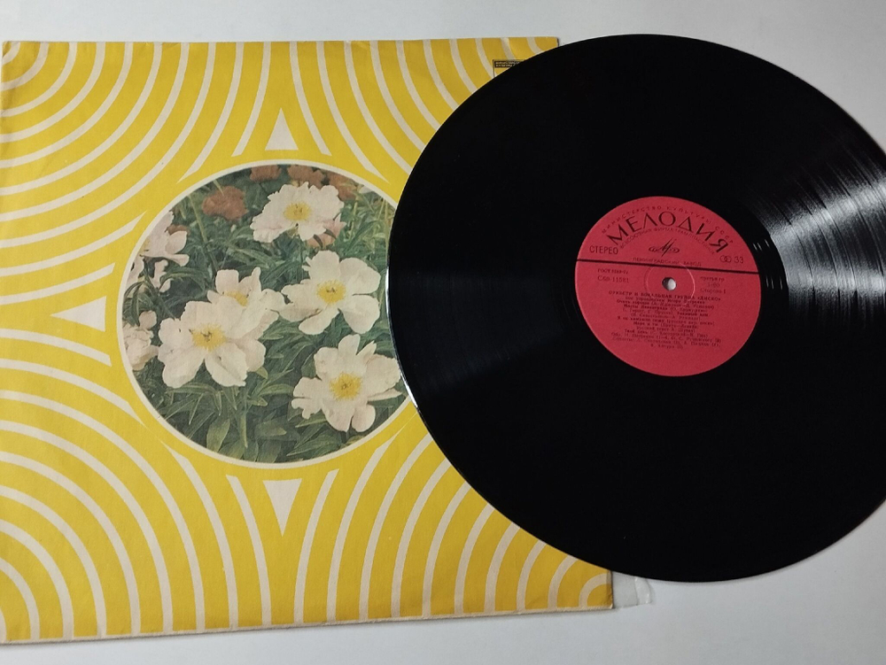 Винтажная виниловая пластинка LP Оркестр И Вокальная Группа Диско (СССР 1979) Очень Хорошо