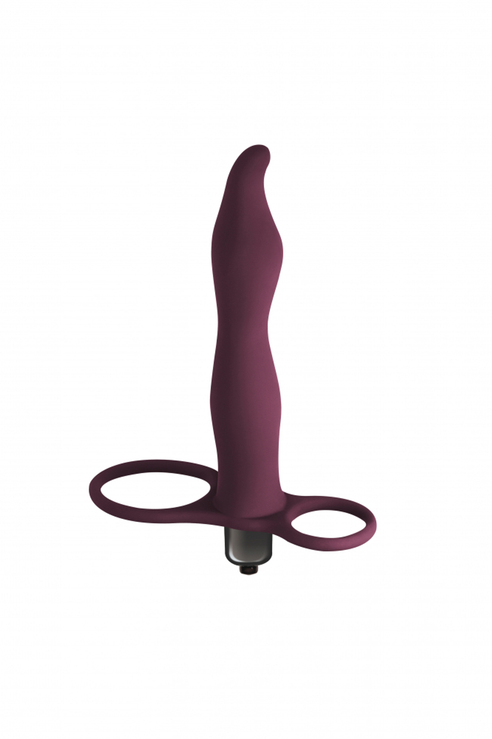 Вибронасадка для двойного проникновения Pure Passion Flirtini Wine red