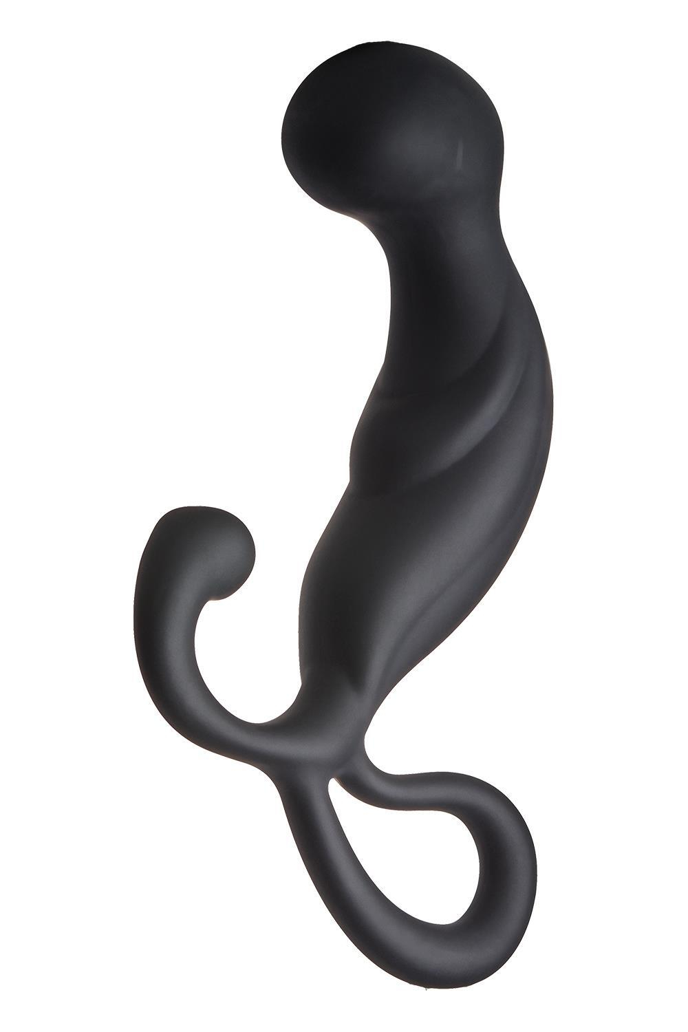 Черный массажер простаты Fantasstic Prostate Stimulator - 13,5 см. (Цвет: черный)