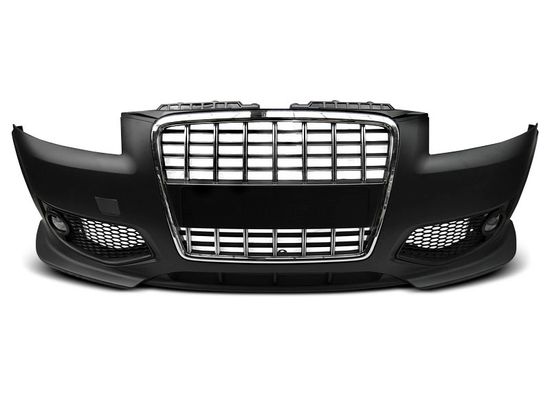 Передний бампер S8 STYLE CHROME для Audi A3 8P