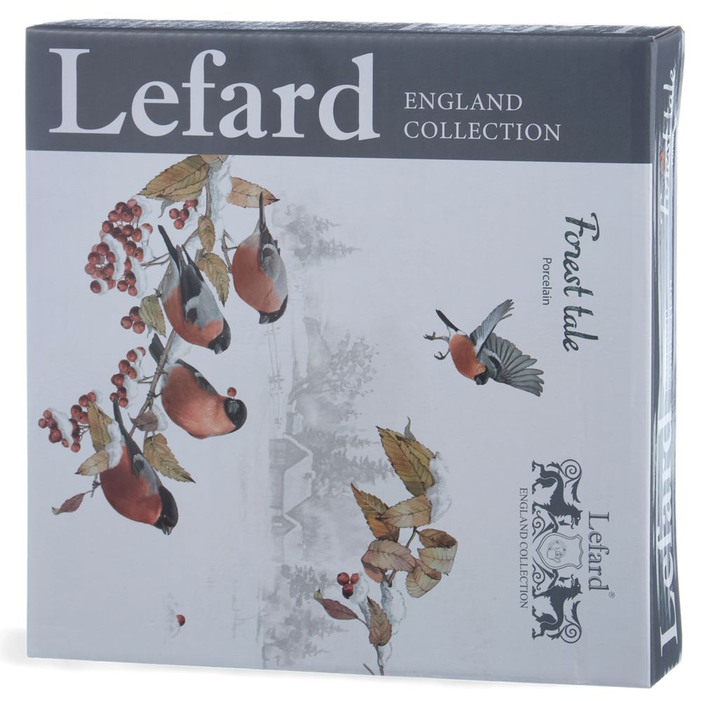НАБОР ТАРЕЛОК ЗАКУСОЧНЫХ LEFARD "FOREST TALE" 20,5 СМ (КОР=18НАБ.)