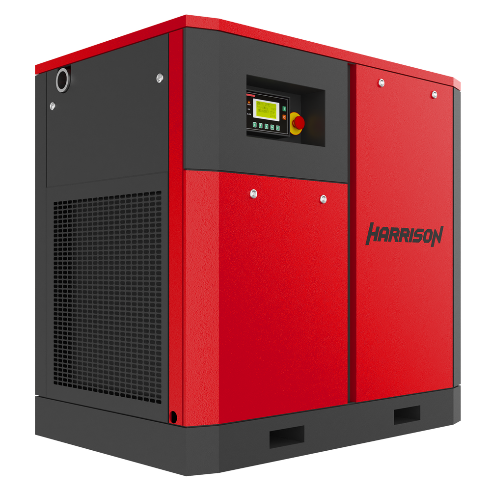 HRS-947000 Винтовой компрессор с ременным приводом Harrison: 7000 л/мин, 8 бар, 45 кВт