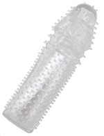 Насадка с пупырышками из серии PENIS XL (Цвет: прозрачный)
