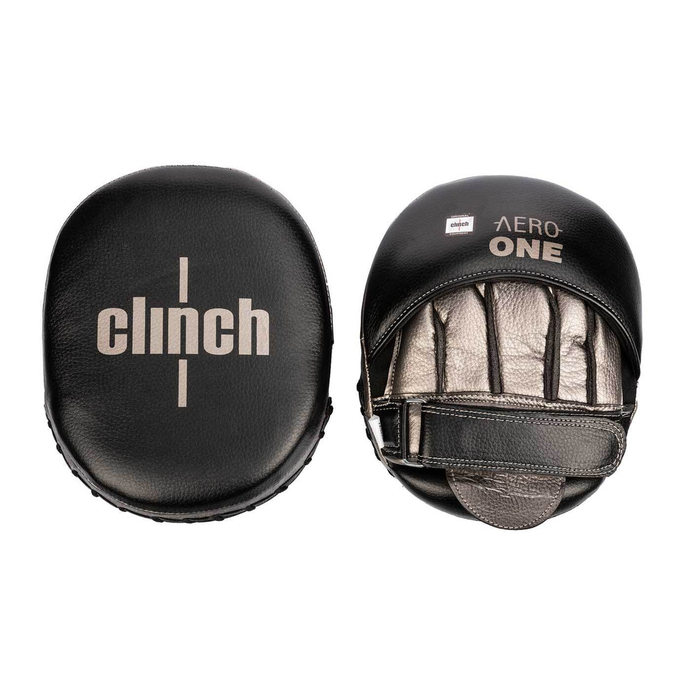 Лапы Clinch Focus Mitt Aero One черно-бронзовые C545