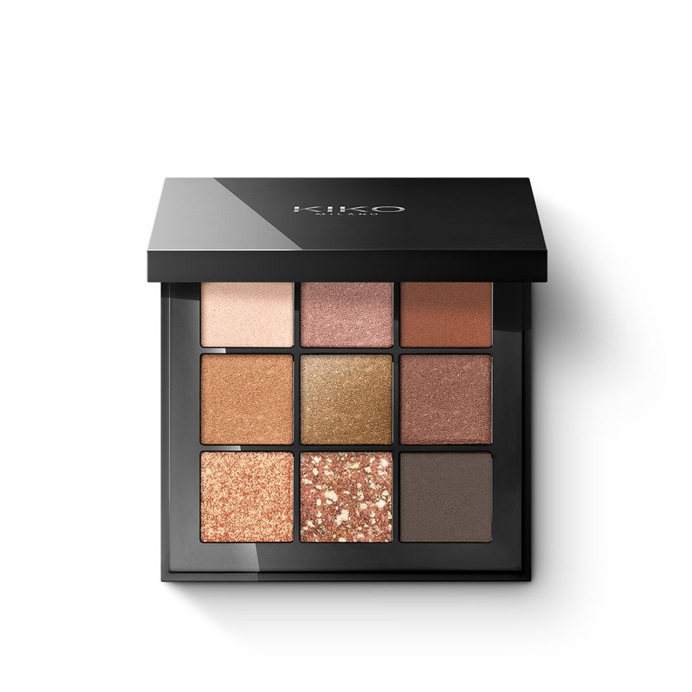 Палетка теней KIKO Milano Glamour Multi Finish Eyeshadow Palette - 02