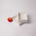 Коробка крышка-дно 21x6x15, белый, картон