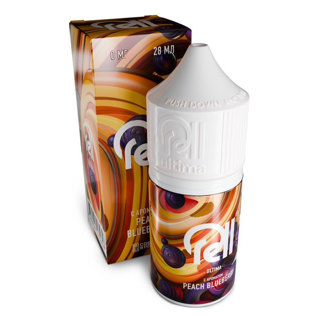 Rell Ultima Salt 3 мл - Peach Blueberry (0 мг)