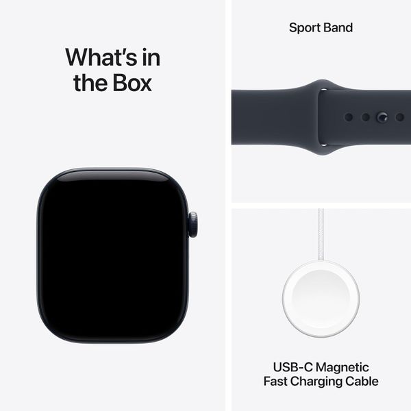 Умные часы Apple Watch Series 12 46 мм Night Blue Ceramic Case with Sport Band (M/L) Синий | Blue