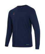 Футболка баскетбольная с длинным рукавом DIVISION PerFormDRY Pre-Match Longsleeve Jersey, темно-синий