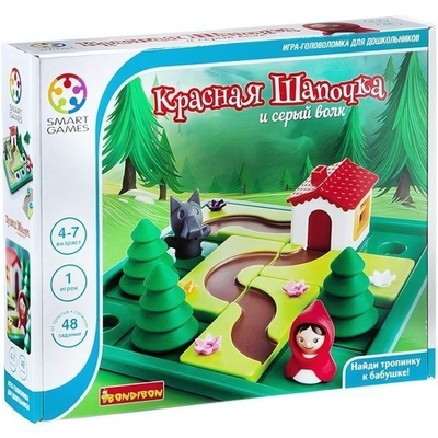 Логическая игра Красная Шапочка и серый волк, арт.SG 021 RU (Bondibon)