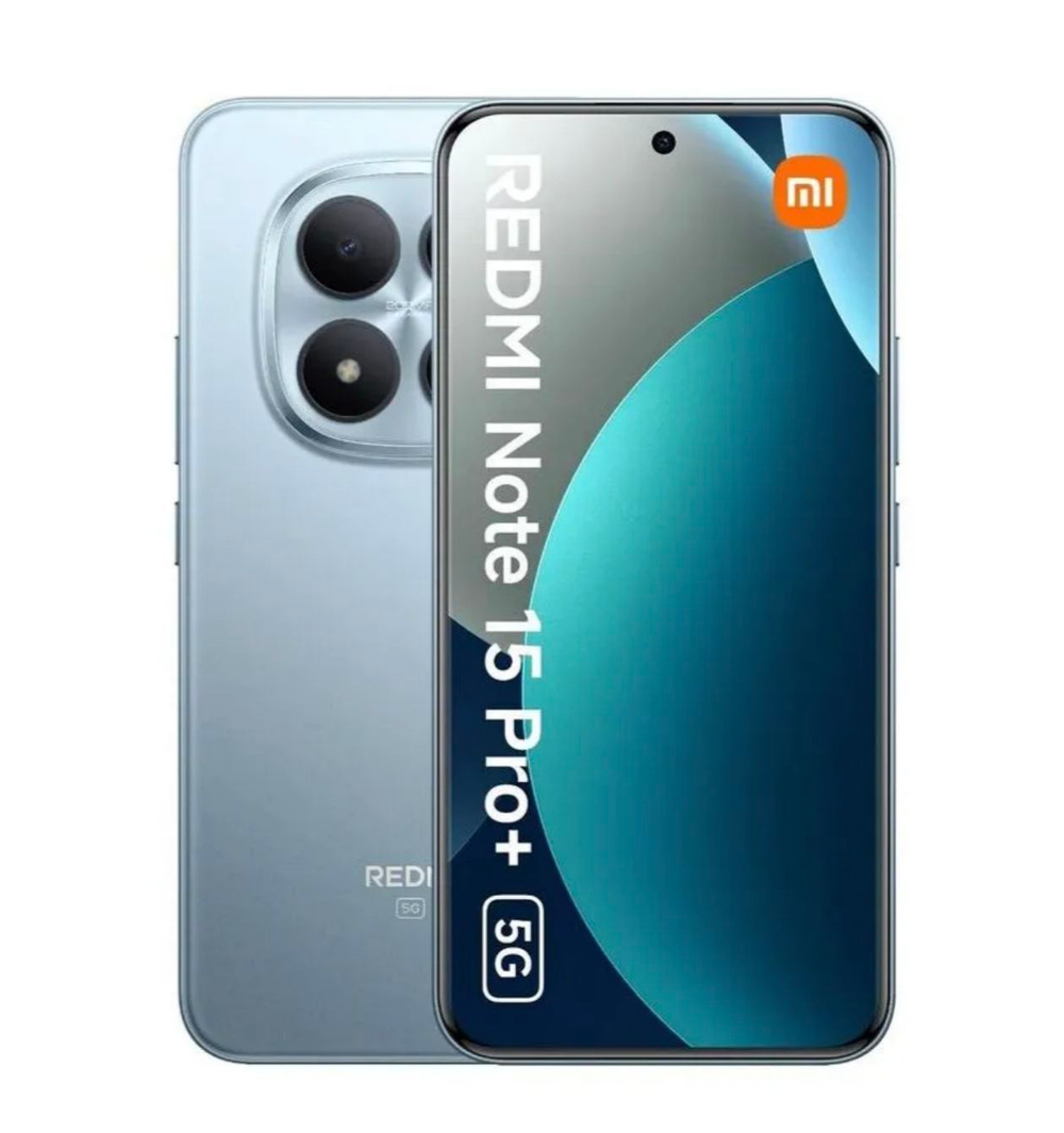 Смартфон Xiaomi Redmi Note 15 Pro Plus 5G 8/256 ГБ Ростест, голубой