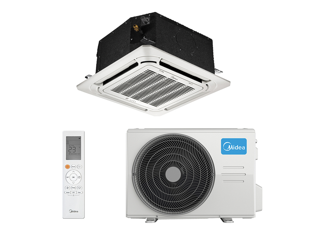Кассетная сплит-система Midea серии MCA4U/MO-N8 MCA4U-18HRFNX-Q(GA)/MOX330U-18HFN8-Q(GA)/T-MBQ4-03AWD