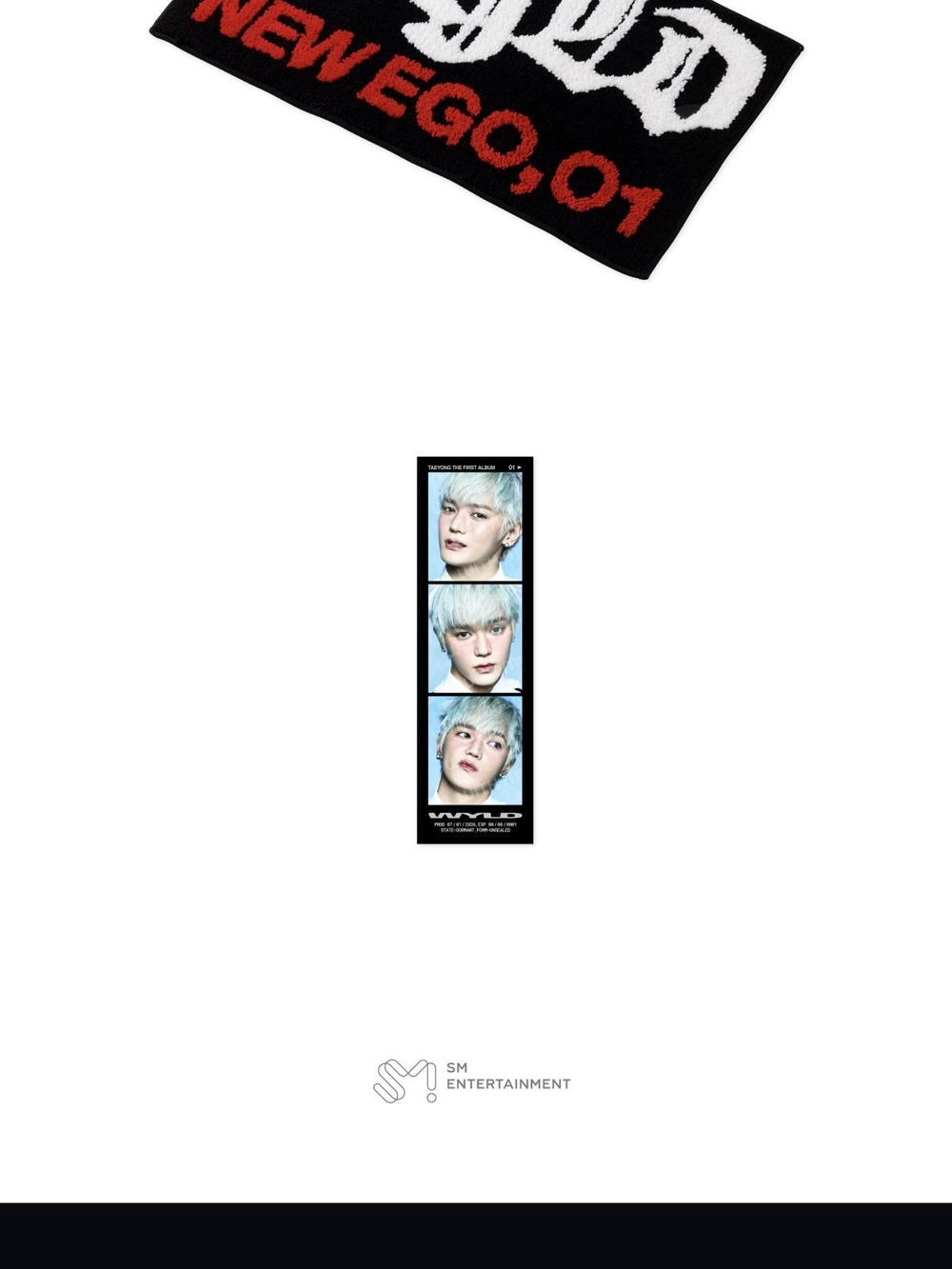 товары TAEYONG - WYLD 1st ALBUM OFFICIAL MD WYLD: RUG & 3 CUT PHOTO SET