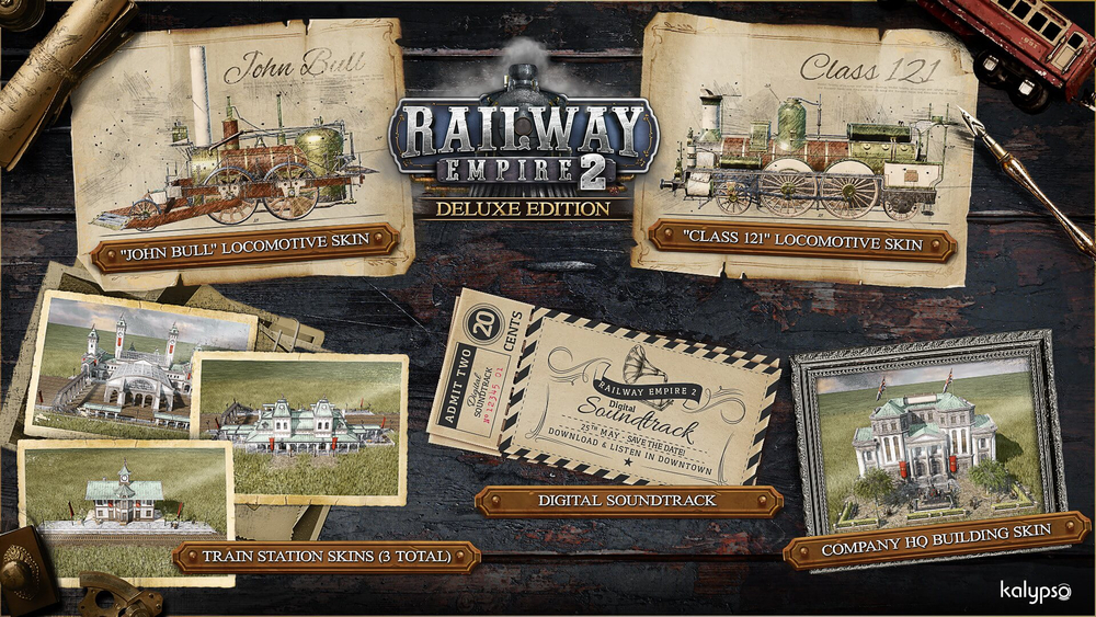 Railway Empire 2 - Deluxe Edition (для ПК, цифровой код доступа)