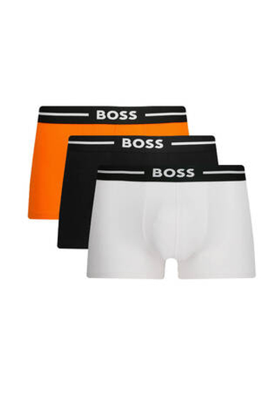 Трусики-боксеры 3шт. Trunk 3P Bold BOSS BLACK - оранжевый(50490888)