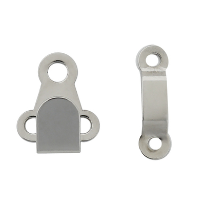 Крючки пришивные 15х11 мм, nickel, 10 шт